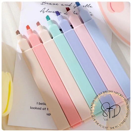 Pastel highlighters for Bible studies & more